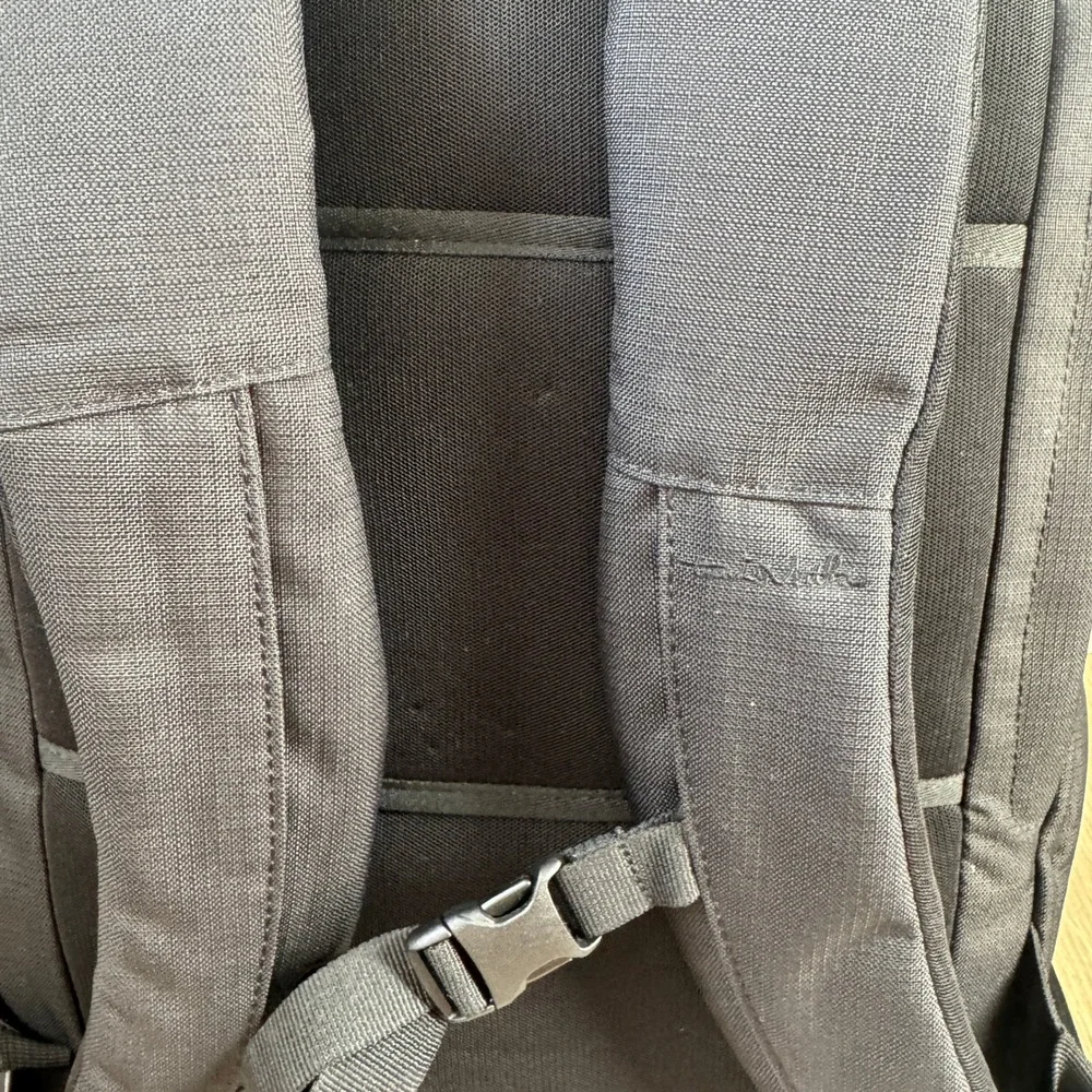 TravisMathew 1st Class Travel Backpack Black Laptop Bag Ripstop EUC 88 Tactical